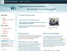 Tablet Screenshot of matrixmarking.co.uk